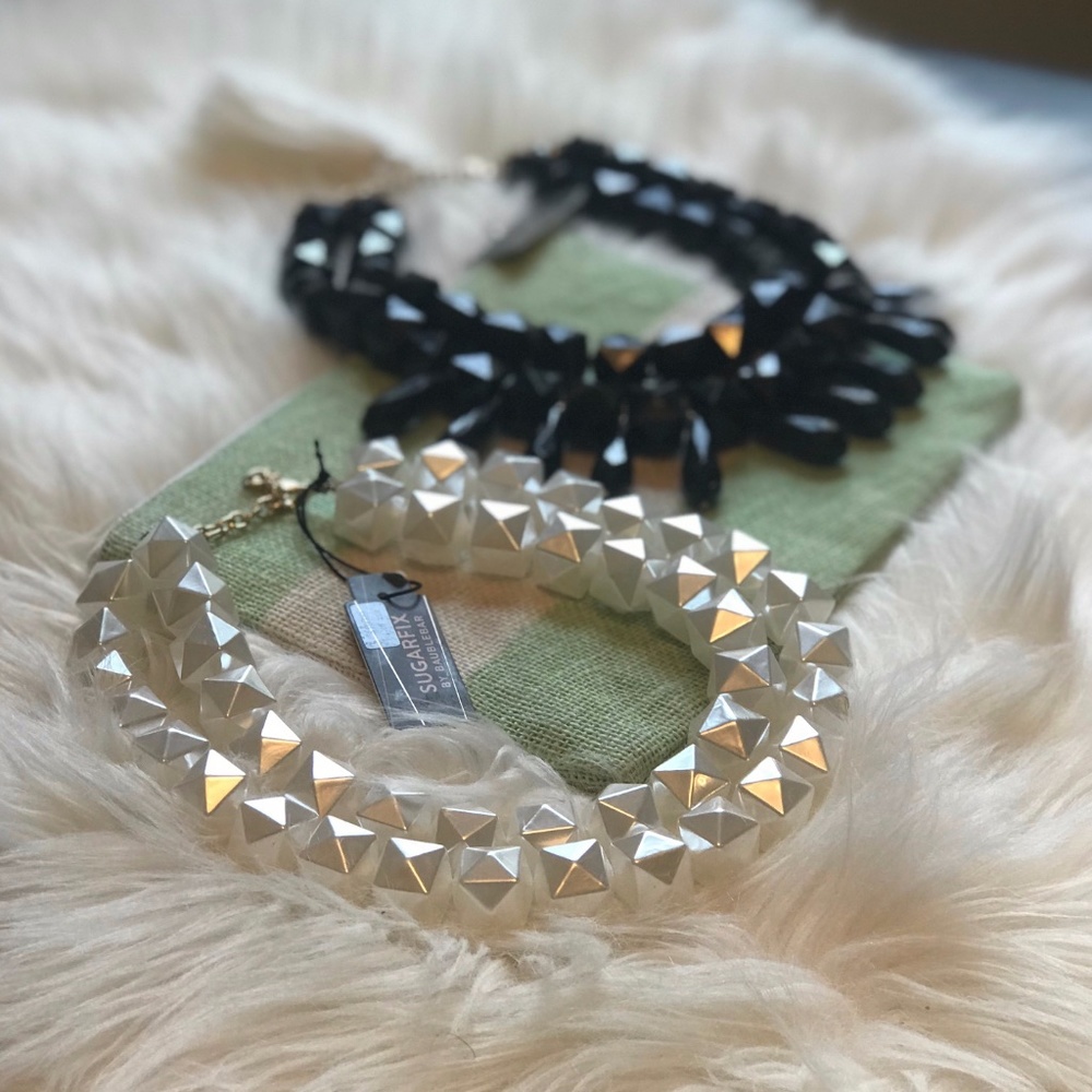Sugarfix by Baublebar Black and White Necklace Set